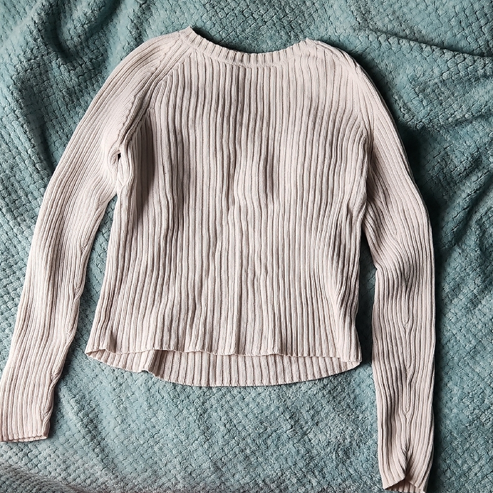Women's White Eddie Bauer Sweater